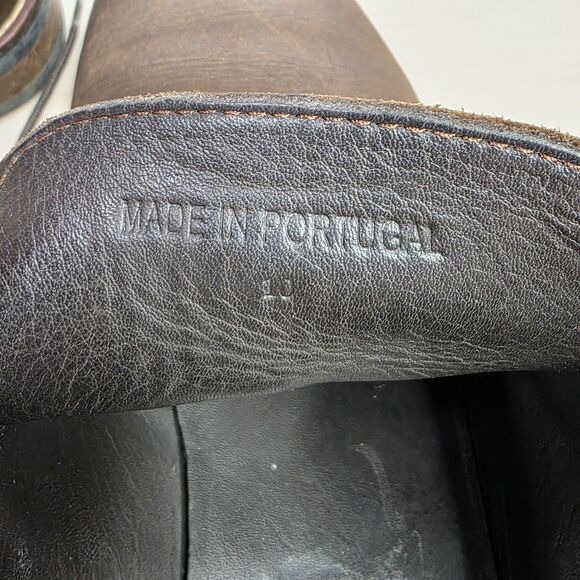 Rhodes Felix Chukka Lace Up Boots Huckberry Brown Leather Men's US Size 10 - Picture 7 of 10